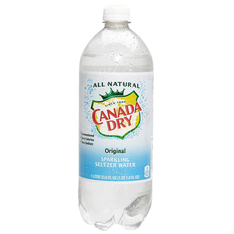 Canada Dry Original Sparkling Seltzer Water 1 Liter -- delivered in minutes