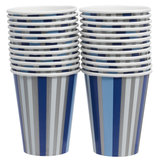 Blue Stripes Paper Cups 24ct