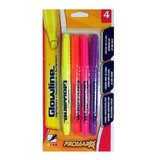 Glowline Highlighters 4ct