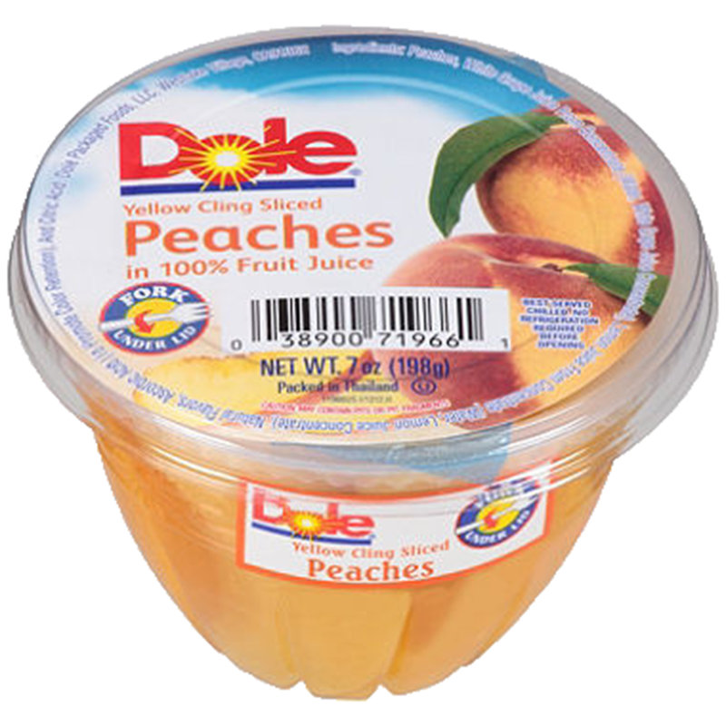 Dole Fruit Cup Peaches 7oz delivered in minutes