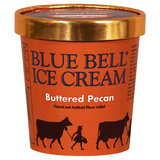 Blue Bell Buttered Pecan Ice Cream 16oz