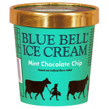 Blue Bell Mint Chocolate Chip Ice Cream 16oz