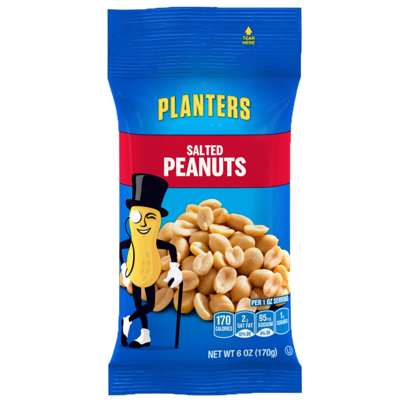 Planters Salted Peanuts 6oz delivered in minutes