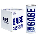 Babe Rose Bubbles 4pk 250 ml Can