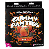 Edible Crotchless Gummy Panties Peach