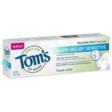 Tom's of Maine Rapid Relief Sensitive Toothpaste 4oz