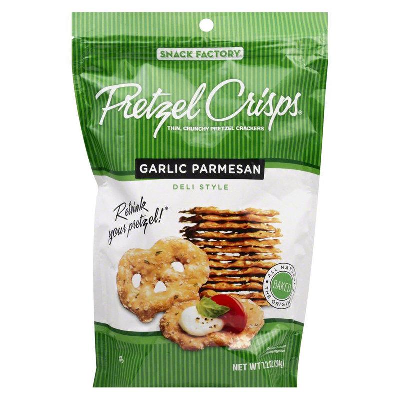 Pretzel Crisps Garlic Parmesan 7.2oz delivered in minutes