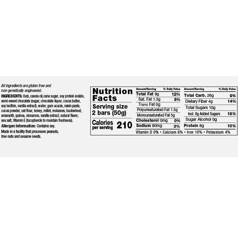 Kind Breakfast Protein Bar Dark Chocolate Cocoa 1.76oz Snacks fast