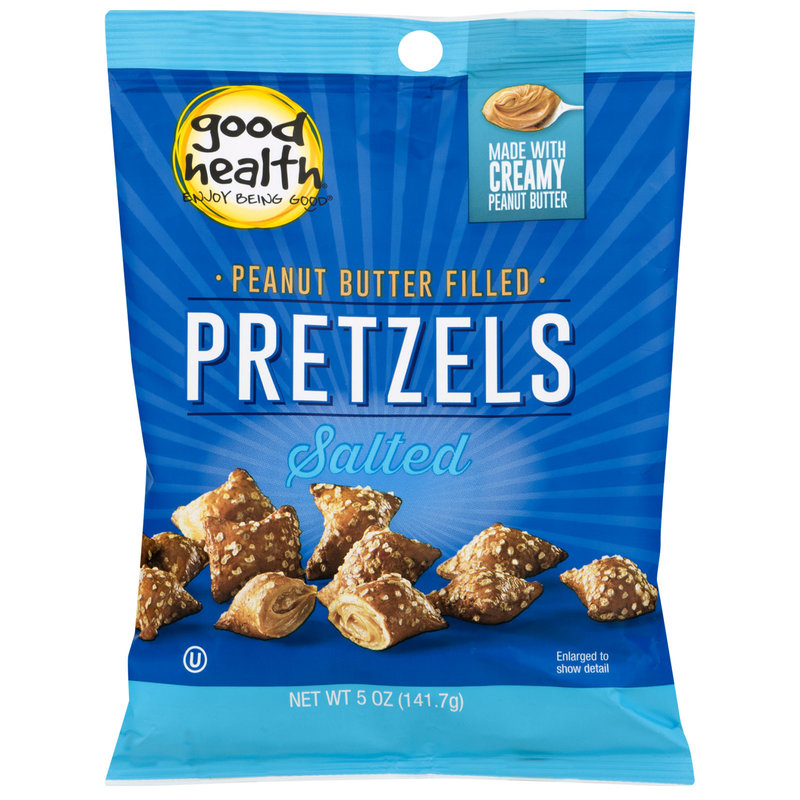 Good Health Salted Peanut Butter Filled Pretzels 5oz delivered in