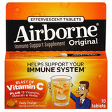 Airborne Effervescent Tablets Zesty Orange 10ct