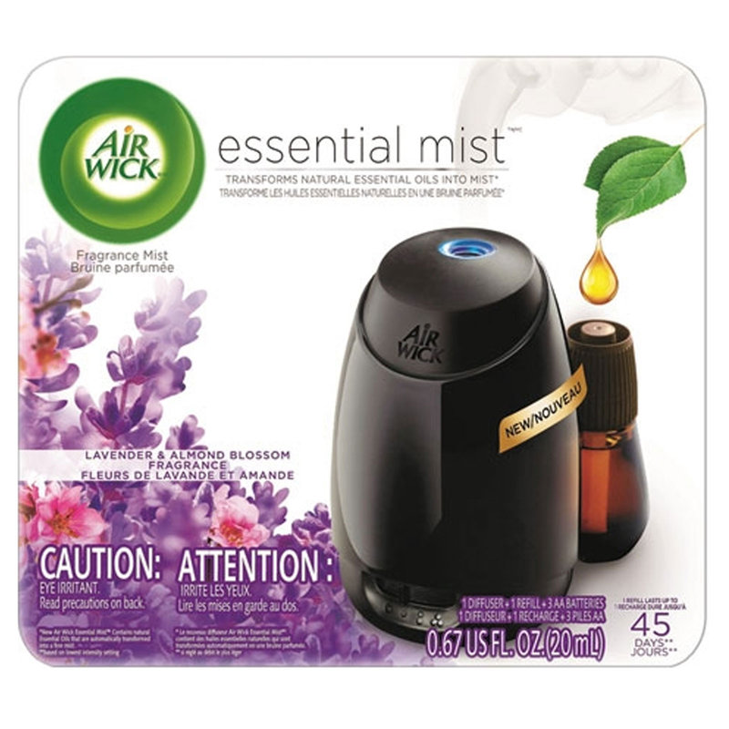 Air Wick Essential Mist Starter Kit Free Refill Lavender & Almond