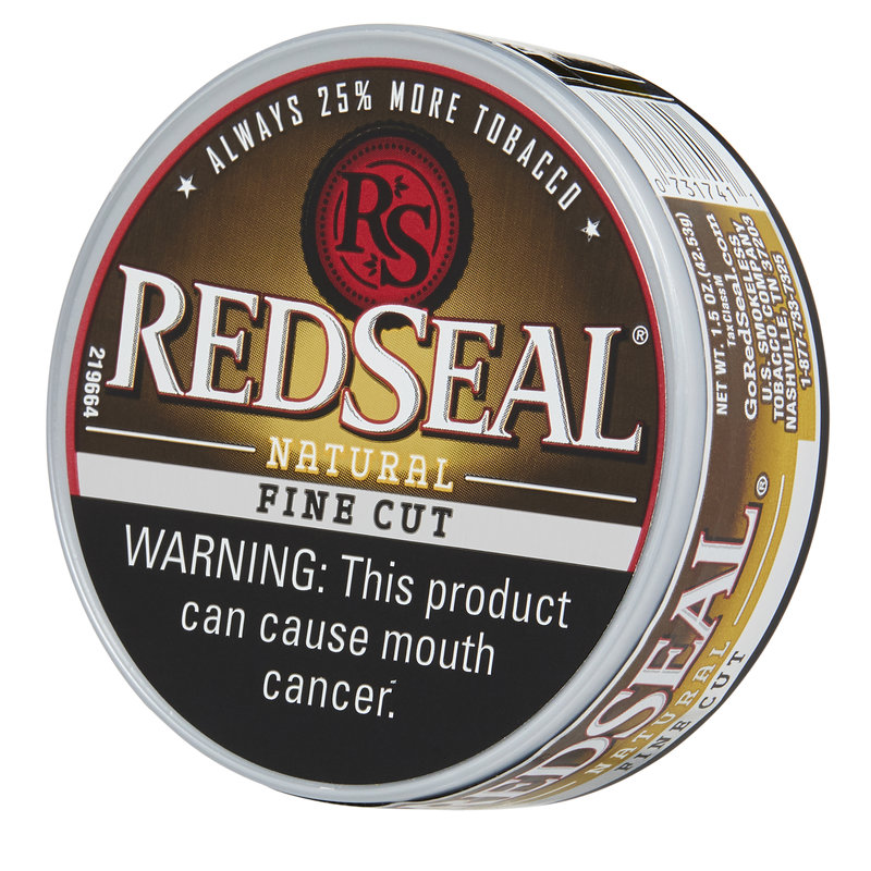 Red Seal Fine Cut Natural Chewing Tobacco 1.2oz : Smoke Shop fast ...