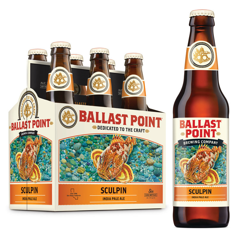 Ballast Point Sculpin Ipa 6pk 12oz Btl 7 0 Abv Snacks Drinks Delivered Fast Online Delivery App