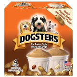 Dogsters Nutley Peanut Butter and Cheese Cups 4ct 3.5oz