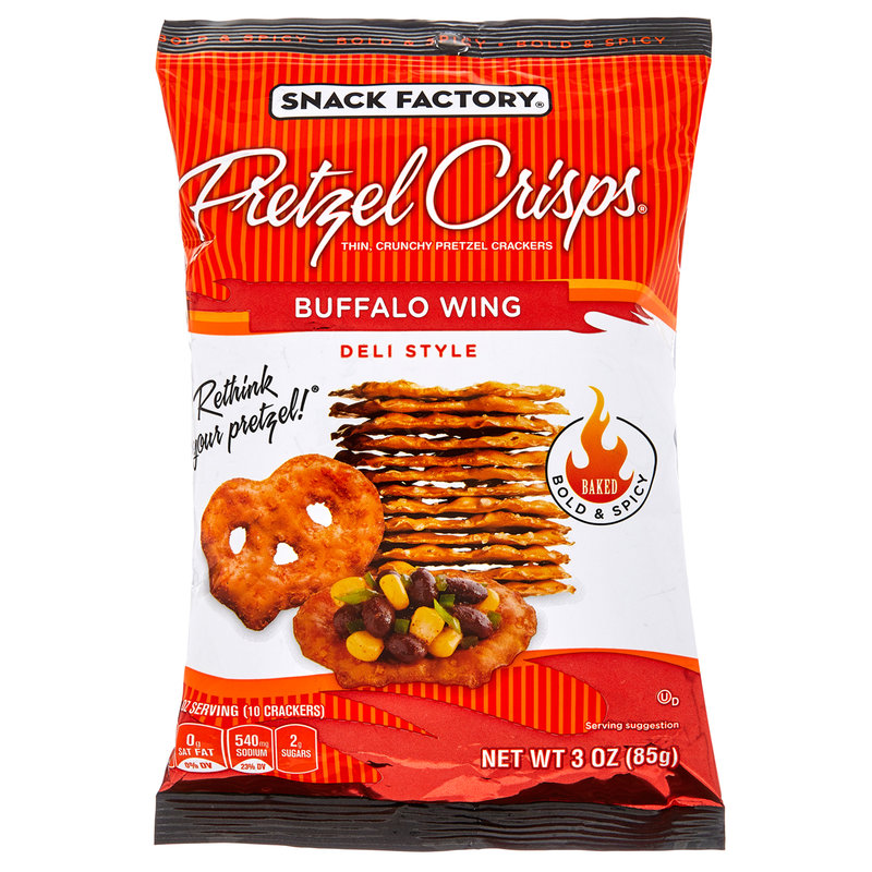 Snack Factory Buffalo Pretzel Crisps 3oz delivered in minutes