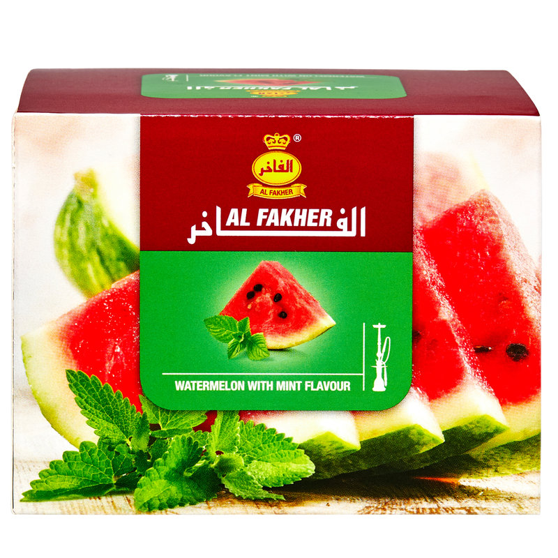 Al Fakher Watermelon Mint Shisha Tobacco 250g Snacks Drinks Delivered Fast Online Delivery App