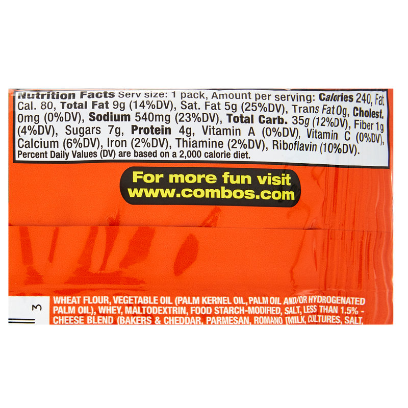 Combos Cheddar Cheese Pretzels 1.8oz Snacks fast delivery by App or