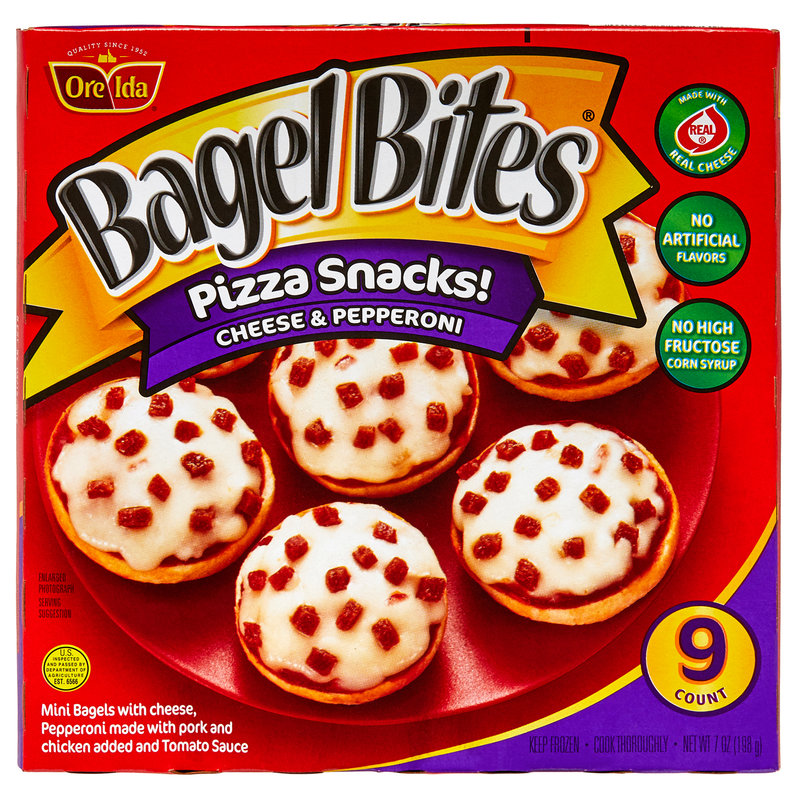 Bagel Bites Frozen Pepperoni Pizza Snacks 9ct 7oz
