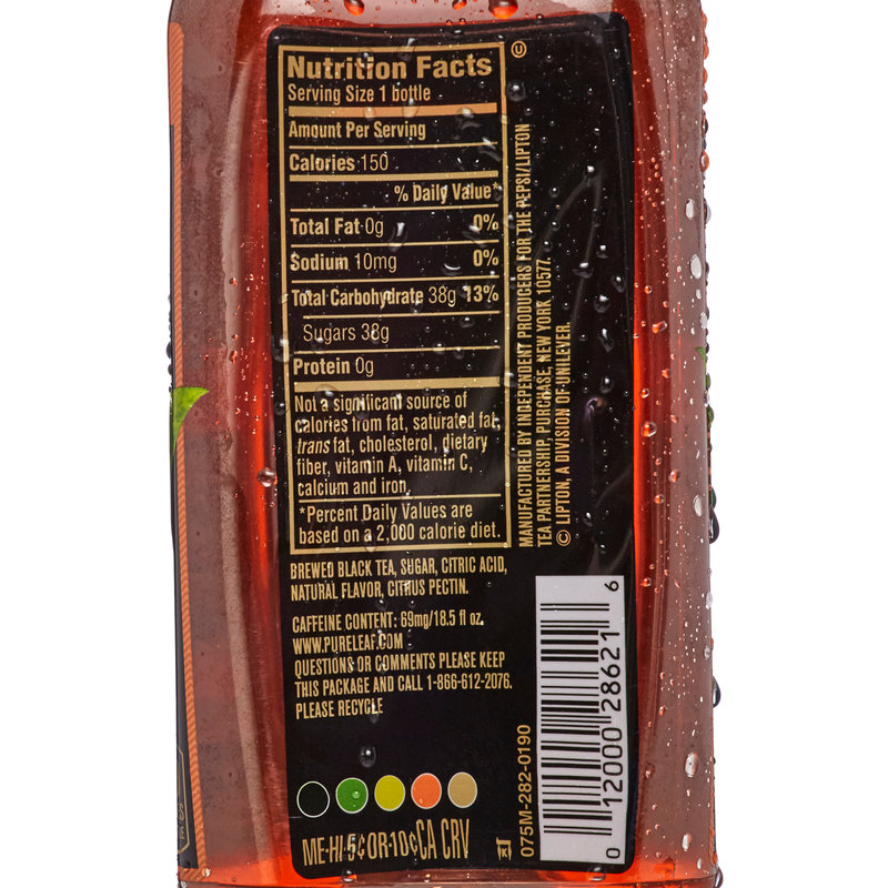 Pure Leaf Peach Iced Tea 18 5ozsnacks Drinks Delivered Fast Online Delivery App