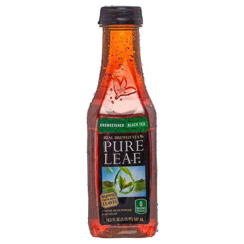 Pure Leaf Unsweetened Black Iced Tea 18.5oz Drinks fast delivery by