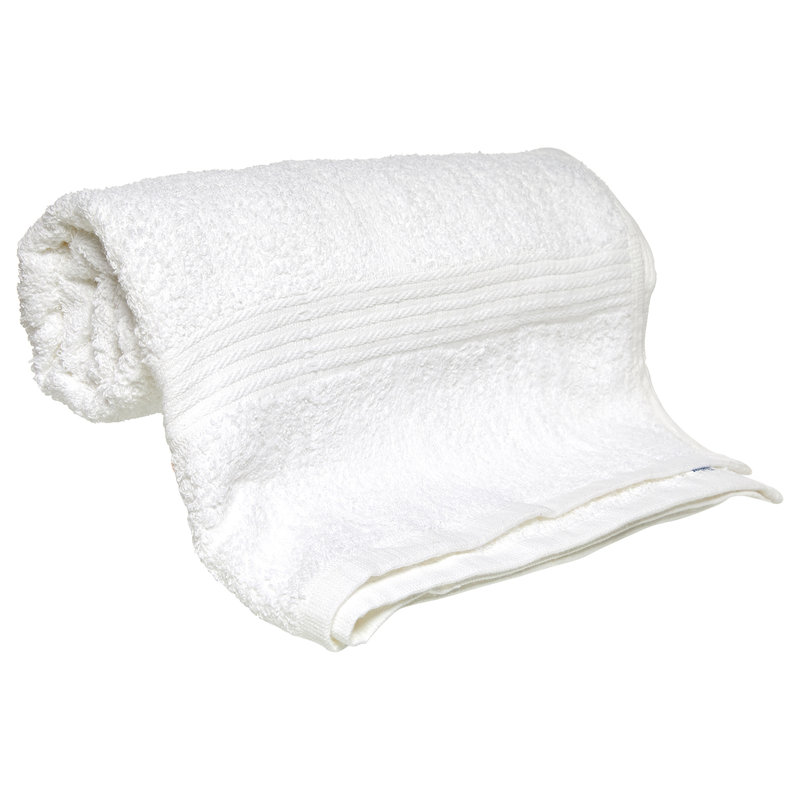 White Bath Towel 27x54"