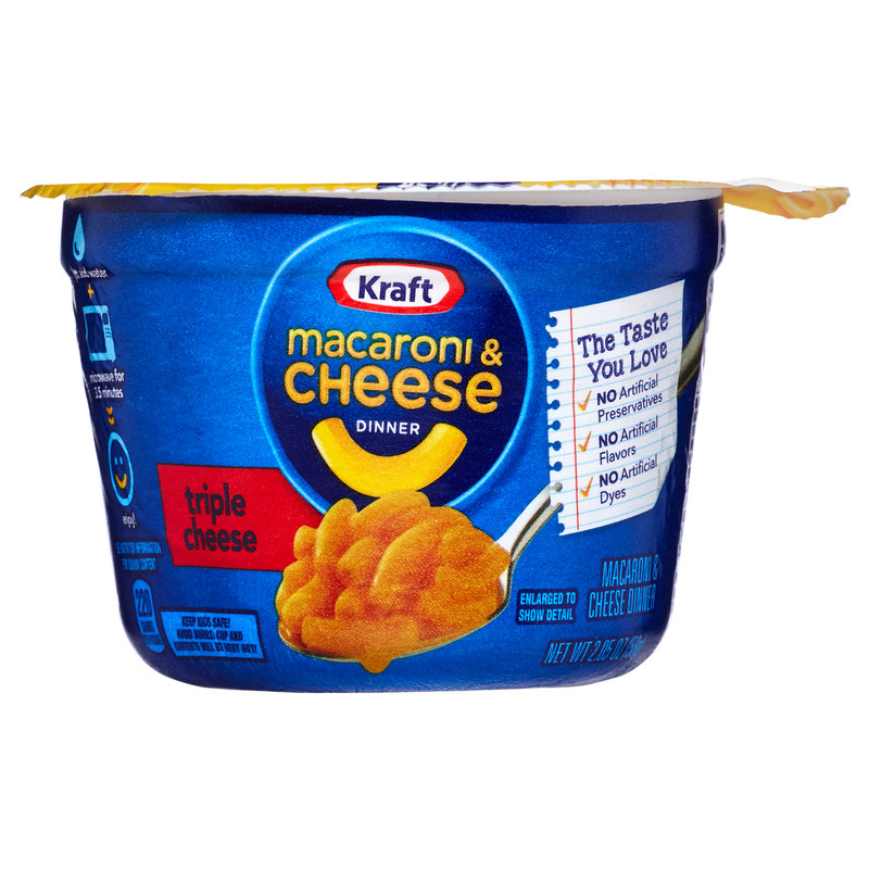 Kraft Mac & Triple Cheese Cup 2.05oz