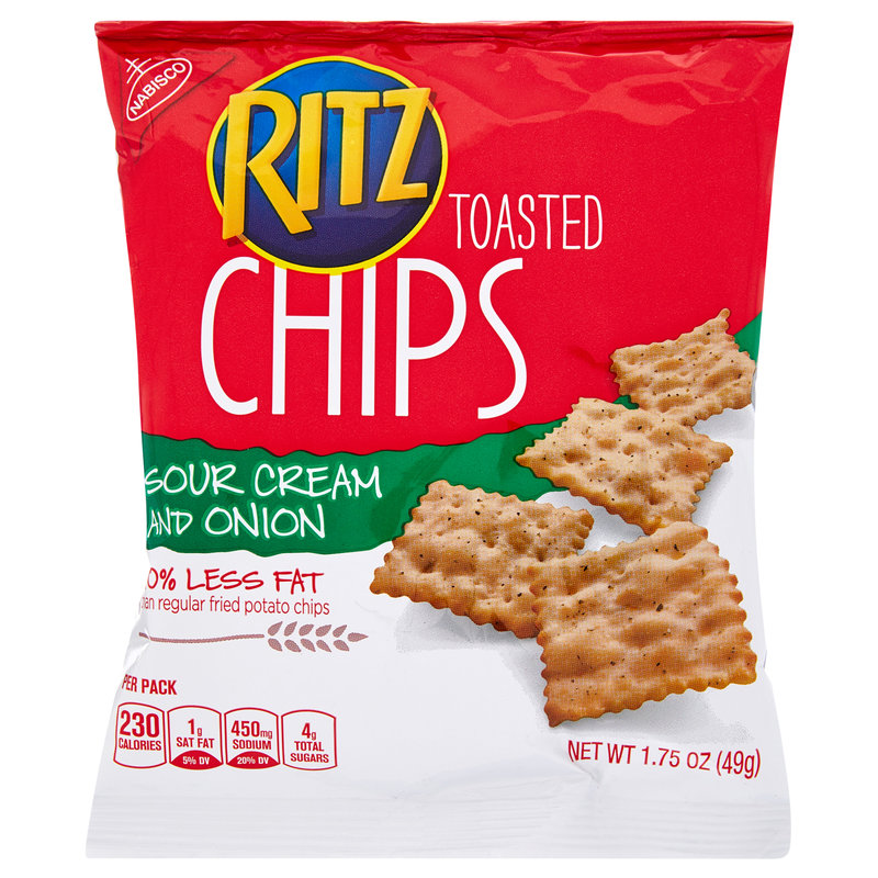Ritz Sour Cream & Onion Chips 1.75oz delivered in minutes