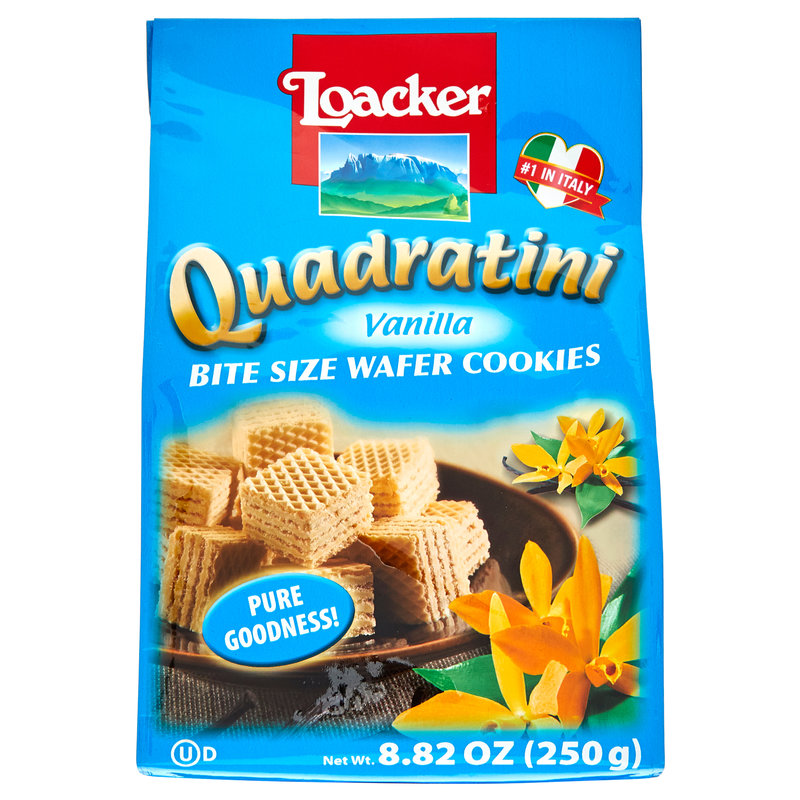 Quadratini Vanilla Bite Size Wafer Cookies 8.82oz delivered in minutes