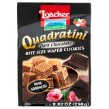 Quadratini Dark Chocolate Bite Size Wafer Cookies 8.82oz