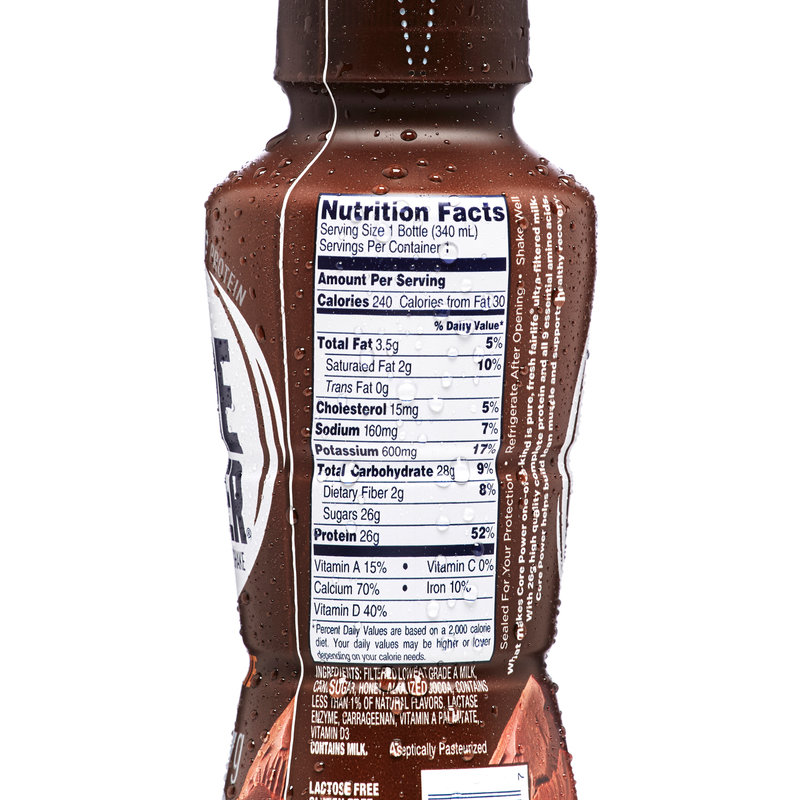 Core Power Chocolate Protein Milkshake 11.5oz : Drinks fast ...