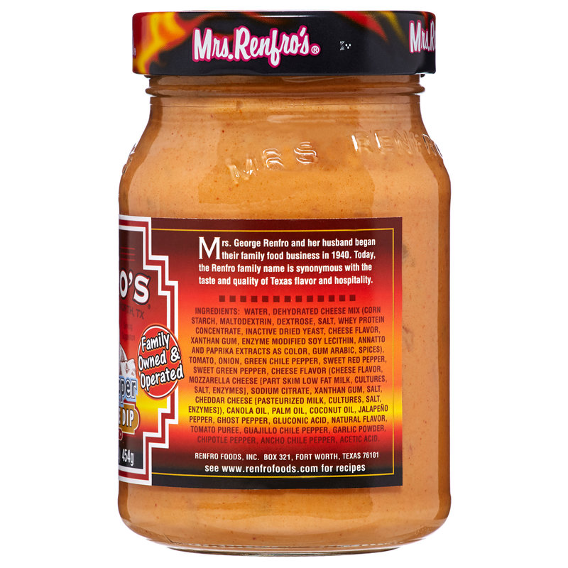 Mrs. Renfro's Ghost Pepper Nacho Cheese Sauce 16oz Grocery fast