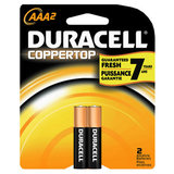 2ct Duracell Coppertop AAA Batteries