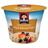 Quaker Maple & Brown Sugar Instant Oatmeal Cup 1.69oz