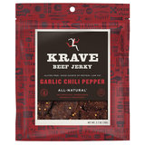 Krave Beef Jerky Garlic Chili Pepper 2.7oz