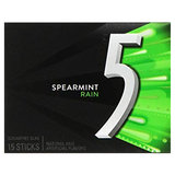 5 Gum Spearmint Rain 15ct