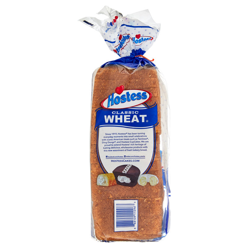 Hostess Classic Wheat Bread Sliced 18oz Grocery fast delivery by App