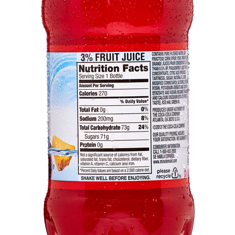 Minute Maid Fruit Punch Juice 20oz Btl : Drinks fast delivery ...