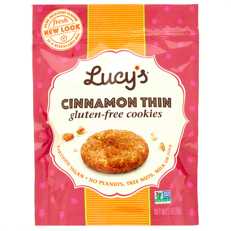 Lucy's Gluten Free Cinnamon Thin Cookies 5.5oz delivered in minutes