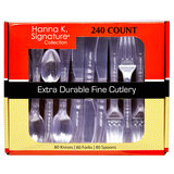 Hanna K. Signature Extra Durable Fine Cutlery 240ct
