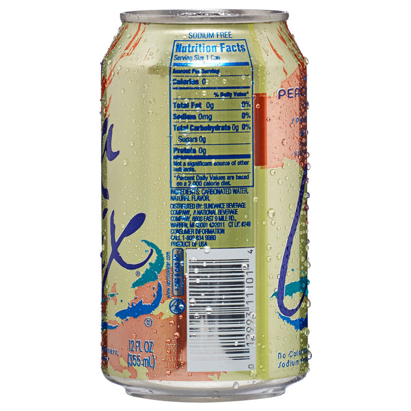 La Croix Peach Pear Sparkling Water 12oz Drinks fast delivery by App