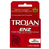Trojan ENZ Condoms Non-Lubricated 3ct