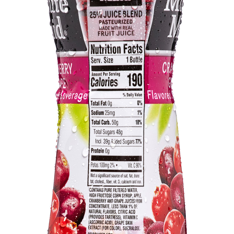 Minute Maid Cranberry Grape Juice 12oz : Drinks fast delivery ...