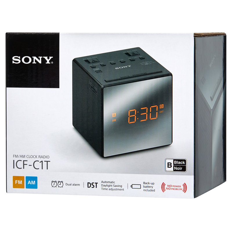 Sony Dual Alarm Clock with FM/AM Radio Home & Office fast delivery by