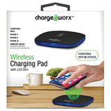 Chargeworx Wireless Charging Pad with LED Rim