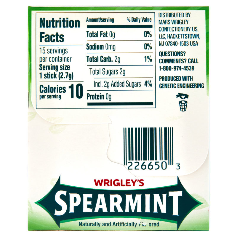 Wrigley S Spearmint Gum 15ct Delivered In Minutes