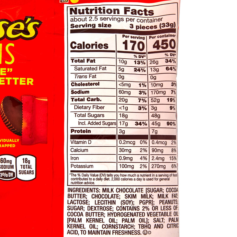 Reese's Thins Milk Chocolate Peanut Butter Cups 3.1oz ...