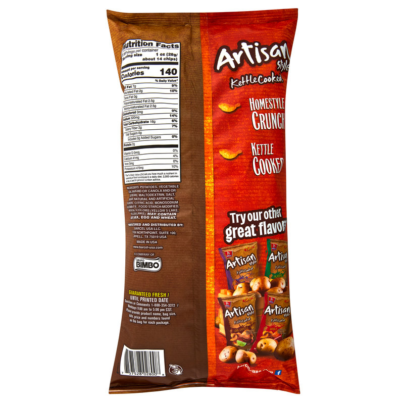 Artisan Style Kettle Cooked Habanero Chips 8oz Snacks fast delivery