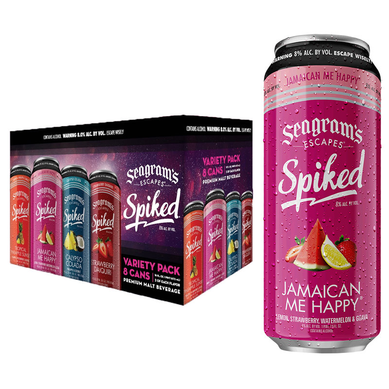 Seagram's Spiked Variety 8pk 16oz Can 8.0 ABV delivered in minutes