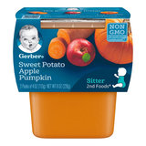 Gerber 2nd Foods Sweet Potato Apple Pumpkin Baby Food 4oz 2ct