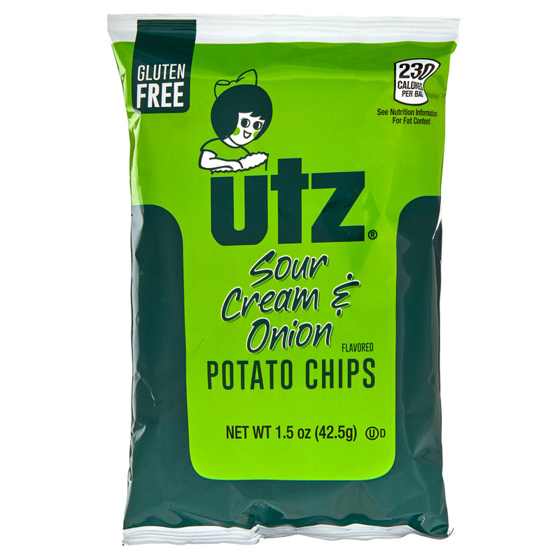 Utz Sour Cream & Onion Potato Chips 1.5oz delivered in minutes